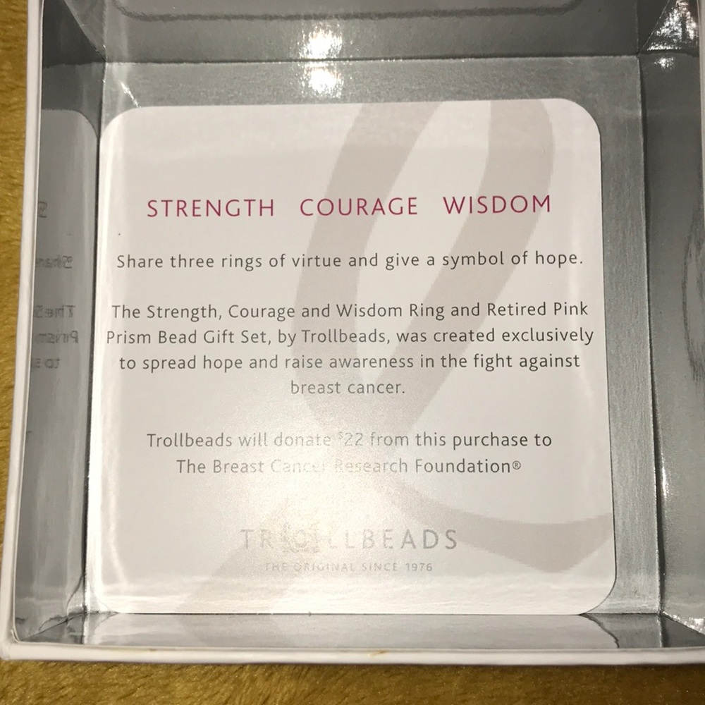 Strength courage wisdom ring ..size 8 - Picture 4 of 6